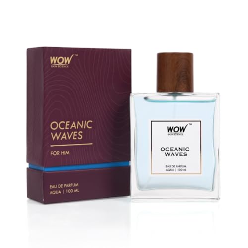 WOW Skin Science Oceanic Waves | Aqua Eau De Parfum | Long Lasting Luxury Perfume For Him | 100ml