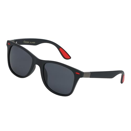 Image of PolarSpex Polarized Sunglasses for Men and Women | UV Protection, Durable Lightweight Frame, Retro Style, Felt Carrying Case, Clear Vision for Driving, Fishing & Everyday Wear.