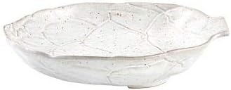 Bordallo Pinheiro Artichoke Pasta Plate White, Set Of 2