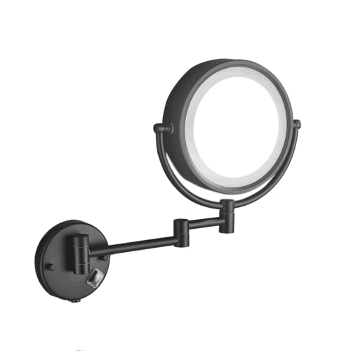 Espejo para Maquillaje con Luz LED y Ampliación 10x de Pared