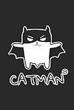 Catman: Notizbuch für Superhelden & Katzenfreunde | Kater | Main Coon | Punkteraster