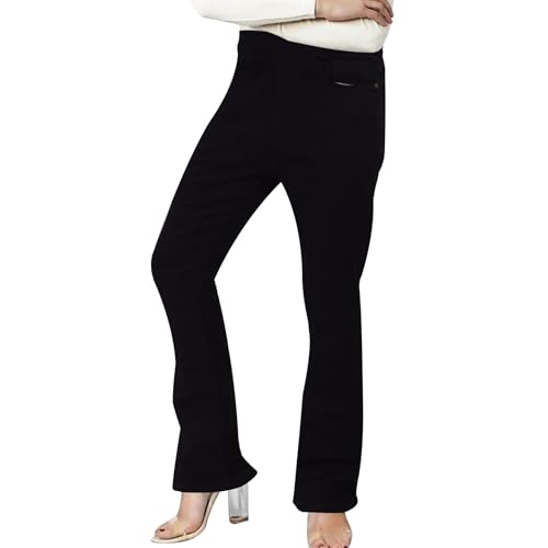 Pantalon cloche denim extensible jeans léger pour silhouette élancée
