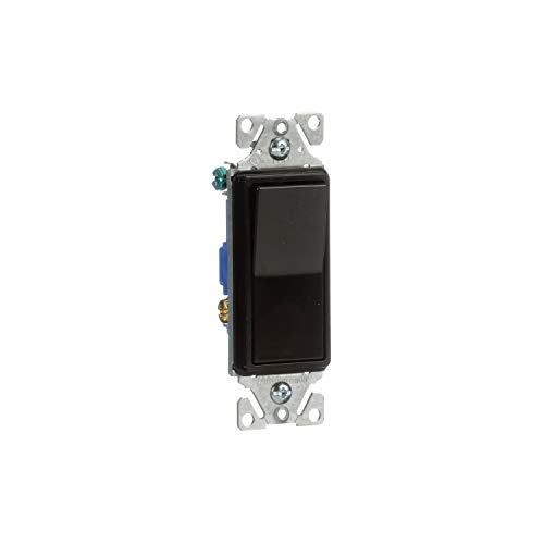 Eaton 7503Bk-Box Decorative Standard Rocker Switch, 120/277 Vac, 15 A, 3 Position, Brown #TOP5
