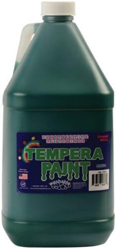 Peinture lavable verte Tempera gouache liquide loisirs créatifs pour enfants