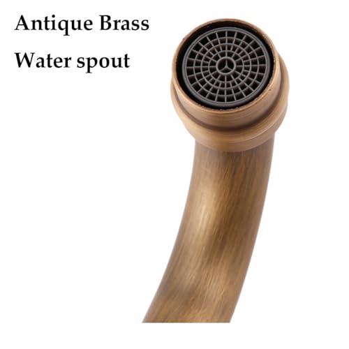 Robinet de lavabo rétro rotatif pour une salle de bain esprit maison de campagne - 7