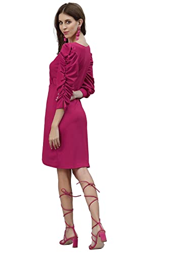 Image of SIRIL Women's Knitted stretchable Bodycon Lycra Dress