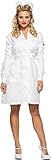 Seeing Red Women's 1940s WWII Vintage War White Nurse Dress Costume X-Large 12-14