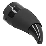 FASJ Kaffeebecher Einzigartiger Thermobecher in Ziegenhornform 230ml 3,2 x 8,1 Zoll mit Edelstahleinsatz/Deckel/Halterung/Gurt, Isolierte Kaffeetasse (schwarz)