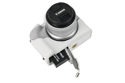 Funda de cuero PU para cámara Canon Eos R50 miniatura 3