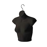 Female Upper Body Mannequin Black