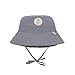 Produktbild LÄSSIG Baby Kinder Fischerhut Sonnenhut Strandhut Kinderhut Atmungsaktiv Sonnenschutz UV-Schutz 80/Sun Protection Fishing Hat grey, 3-6 Monate, 43/45