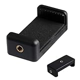 [Pour trépieds] Avec son design quart d'interface, cette pince se connecte facilement à une variété de trépieds et de supports, offrant une polyvalence dans les options de montage.