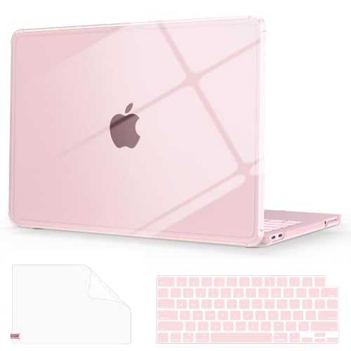 G JGOO MacBook Neo �P�[�X 33cm 2026�N���� A3404�Ή� | �w��h�~ ����TPU�o���p�[�n�[�h�V�F�� Mac Neo�P�[�X �L�[�{�[�h�J�o�[&�X�N���[���v���e�N�^�[�t���A�N���X�^���u���b�V���B