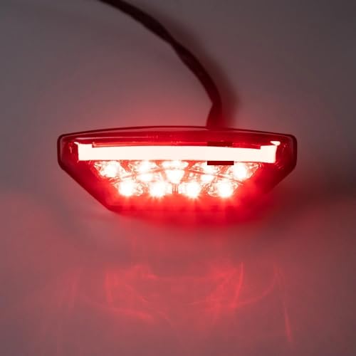 Luz de freno trasera con luz de circulación diurna de alta visibilidad 12V para scooter 5
