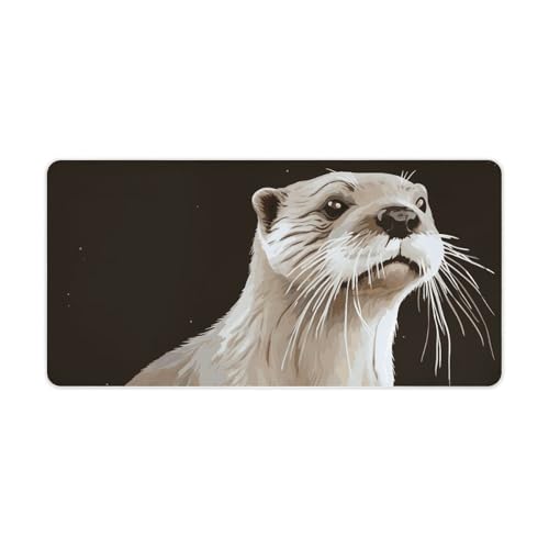 Desk Pad Protector Otter Mouse Mat 24x12 Pulgadas miniatura 5