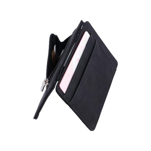 generic Slim Wallet PU Leather Men Card Holder, Men's Short Wallet, Leather Vintage Men Wallet Pocket Card Case PU Leather Purses(grey), AM15SD07TVWUS4