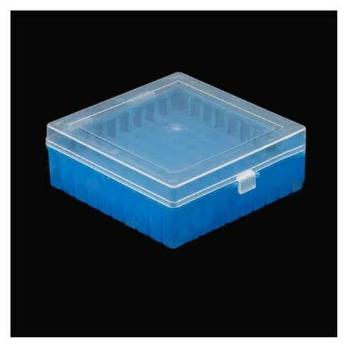 Tube cryogénique laboratoire 1.5ml à 2ml avec boîte de rangement en plastique | Lot de 4