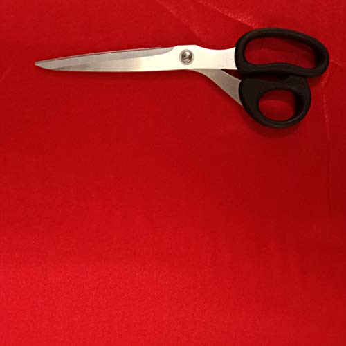 GORGEOUS SILKY SATIN FABRIC, DRESSMAKING, WEDDING, PROM - SIGNAL RED - PER METRE by SUPGOD Cover