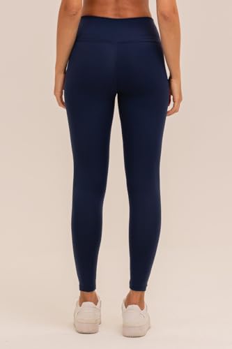 Calça Legging com Infravermelho para Lipedema Emana (BR, Alfa, G, Regular, Regular, Azul Marinho)
