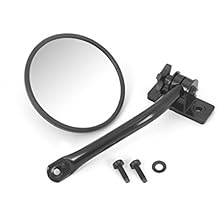 Rugged Ridge | Quick Release Mirror Relocation Kit, Black | 11025.10 | Fits 1997-2018 Jeep Wrangler