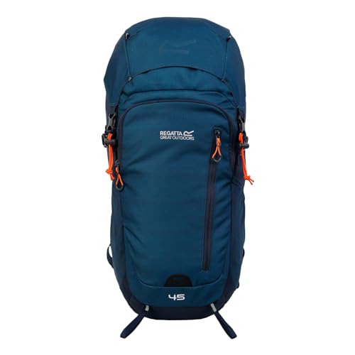Regatta Herren Highton V2 45L Rucksack Rucksäcke, 45 Liter, Marineblau/Dkdenim, 45 Litres