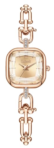 Montre à quartz carrée pour femme Gosasa idéale du bureau aux sorties