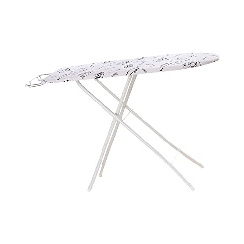 Adjustable Portable Ironing Board - 4 Height Settings Metal Frame Space-Saving Design for Apartments Bedrooms Dorms & Living Rooms - Perfect for Home Use - Image 2