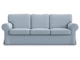 sofa bezug ektorp ecksofa HOCHWERTIGE MATERIALIEN – Polyester ist ein strapazierfähiges Gewebe, das langlebig und leicht zu reinigen ist