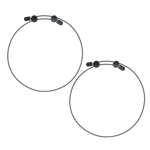 2 bandas ajustables para camisa que transforma la forma en que tus camisetas y correas elásticas para camisa, Negro, Talla única