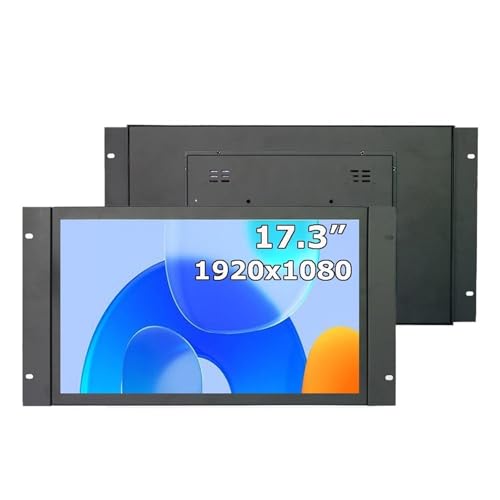 Monitor touch screen integrato open frame di livello industriale HD da 17,3 pollici 1920x1080 con touch screen resistivo o capacitivo