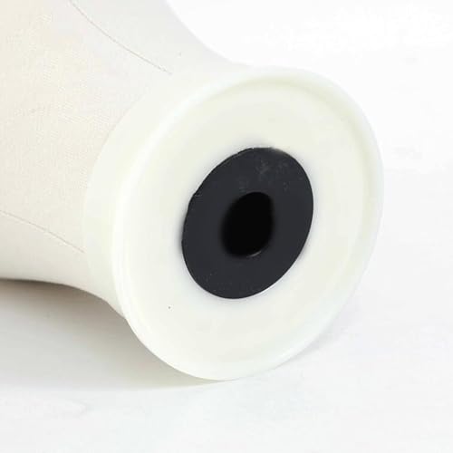 Kokiya Suporte de peruca com furos de montagem, modelo durável, cabeça de manequim, suporte de exibi