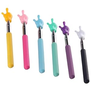 Puntero multiusos para profesor, 6 unidades, extensibles, colores brillantes, para aula, lectura y presentaciones, herramienta esencial de enseñanza para profesores, entrenadores, presentadores