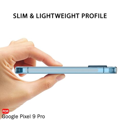 Image of TheGiftKart Back Cover Soft Case for Google Pixel 9 Pro | Best Camera Protection | Inbuilt Dust Plugs & Anti-Slip Grip | Ultra Clear Slim Back Cover Case for Google Pixel 9 Pro (Silicone, Transparent)