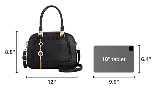 Bolso bandolera pequeño para mujer con borlas y correa desmontable miniatura 3