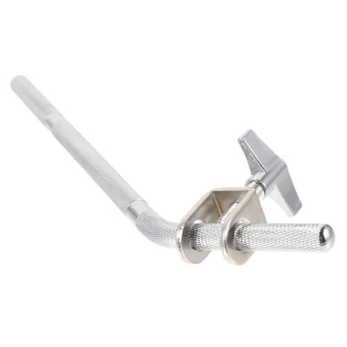 VICASKY Drum Bell Holder for Drum Set Metal Clamp Extension Rod Easy Install Use
