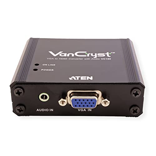 Conversor VGA a HDMI para solucionar fallas de conexión en pantallas 4