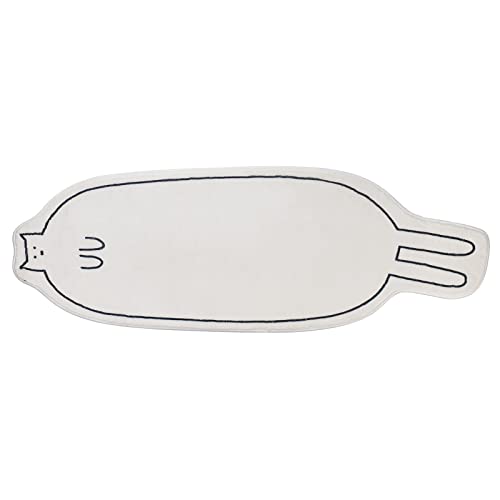 DECRAFTS Kat Badezimmerteppich Badematte Badvorleger rutschfest Waschbar für Haustür, Toilette,...