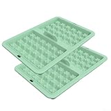 Diseño que ahorra espacio: con tiras de silicona elevadas para mayor comodidad de apilamiento, este flexible se puede almacenar fácilmente sin ocupar mucho espacio, eliminando la necesidad de voluminosas planchas de gofres.