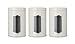 Brabantia Window Canister - White - 1.4 litre - Pack of 3