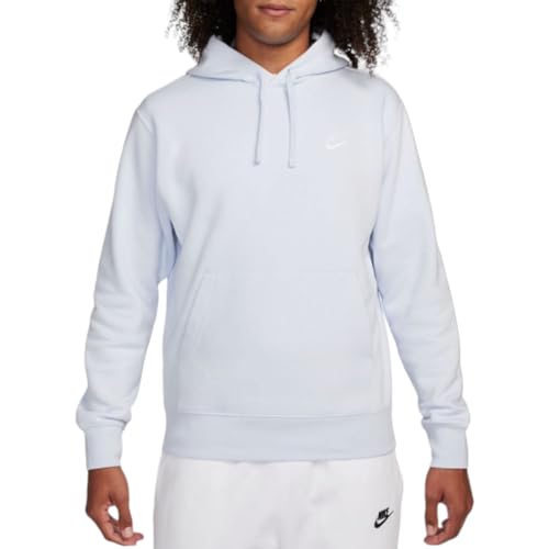 Sweatshirt M NSW Club pull gris sportwear homme col rond confortable