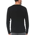100% Merino Wool - Men's Long Sleeve Crew Shirt - Thermal Base Layer - Image 2