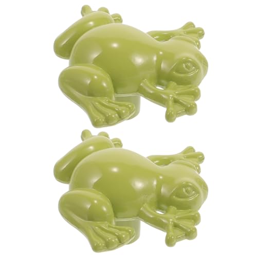 Gadpiparty 2 Pomos Decorativos Con Forma De Rana Para Puerta Herrajes Decorativos Para Tocador Tiradores De Cajón Con Forma De Rana Tiradores Para Muebles Tiradores Para Muebles