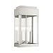 LIVEX LIGHTING 21238-91 York 2 Lt Brushed Nickel Outdoor Wall Lantern