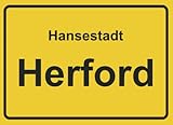  I love Herford: Notebook für Herford-Fans im praktischen Querformat; 108 gepunktete Seiten.