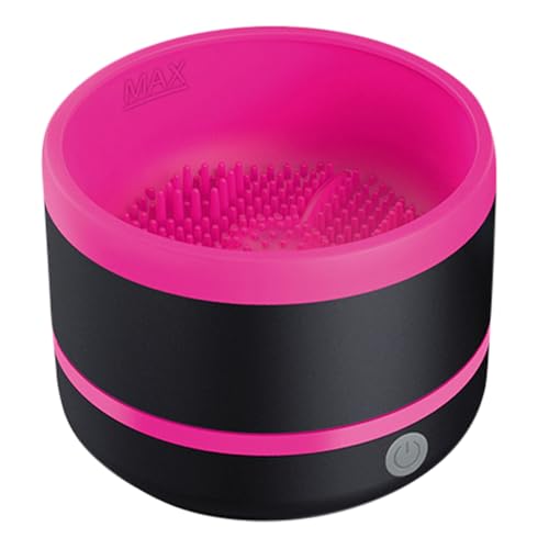 Sghtil Limpiador De Cepillos De Maquillaje | Automática Rotación - Dispositivo de Limpieza de Herramientas Recargable