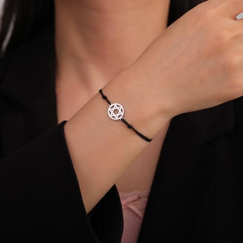 Pulsera Estrella de David de Acero Inoxidable miniatura 2