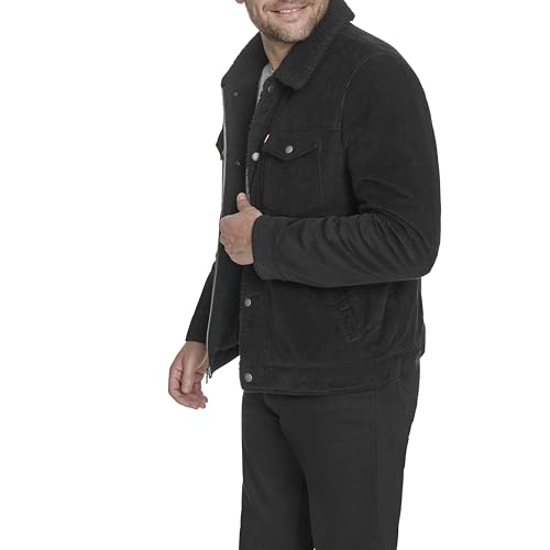Levi's Men's Cotton Trucker, Black Corduroy, Medium - image 3