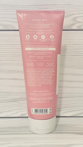 Bath and Body Works Aromatherapy Love Rose Vanilla Ultimate Hydration Body Cream 8 Oz. 2 Pack (Rose Vanilla) - image 2