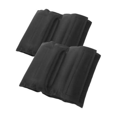 LABRIMP 2pcs Ice Bag Cooler Polyester Cloth Black