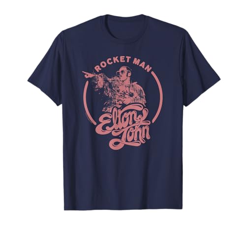 Photo de Elton John Rocketman Circle Point Music Chanteur T-Shirt